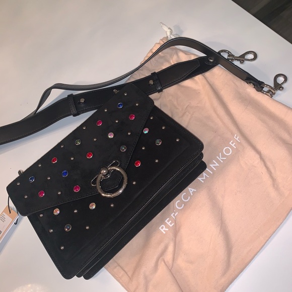 Rebecca Minkoff Jean Crystal Shoulder Bag - Picture 5 of 7